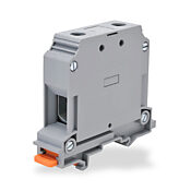 Винтовая одноуровневая проходная клеммная колодка: 10 шт/уп, серые, 6-1/0 AWG (PN# KN-T1/0GRY-10)