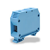 Винтовая одноуровневая проходная клеммная колодка: 10 шт/уп, синие, 6-2/0 AWG (PN# KN-T2/0BLU)