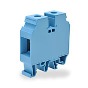 Винтовая одноуровневая проходная клеммная колодка: 10 шт/уп, синие, 12-2 AWG (PN# KN-T2BLU-10)