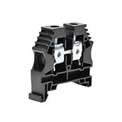 Винтовая одноуровневая проходная клеммная колодка: 25 шт/уп, черные, 16-6 AWG (PN# KN-T6BLK-25)