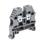 Винтовая одноуровневая проходная клеммная колодка: 60 шт/уп, серые, 26-8 AWG (PN# KN-T8GRY-60)