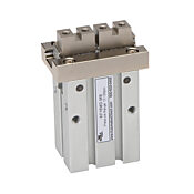 Параллельный пневматический захват: ход 6 мм, торцевой захват (артикул № KP16MD-MB)