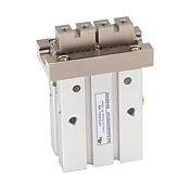 Параллельный пневматический захват: ход 10 мм, торцевой захват (PN# KP20MSC-MB)