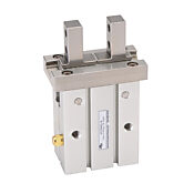 Параллельный пневматический захват: ход 14 мм, боковая рукоятка (PN# KP25MSC-M)