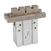 Параллельный пневматический захват: ход 22 мм, торцевой захват (артикул № KP32MSC-MB)