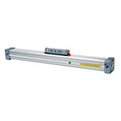 Пневматический цилиндр: бесштоковый, диаметр отверстия 40 мм, ход 400 мм (PN# L40M0400MD-MC)