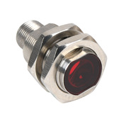 Трубчатый фотодатчик: диапазон 0–30 м, излучатель на пересечение луча (PN# LLR-M18MA-NMS-400)