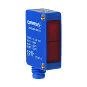 Прямоугольный фотодатчик: диапазон 30–6000 мм, поляризованный световозвращающий (PN# LRR-C23PA-NMS-101)