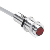 Трубчатый фотодатчик: диапазон 0,15–4 м, световозвращающий (PN# LRR-M12MA-NMK-101)