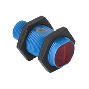 Трубчатый фотодатчик: диапазон 0,02–7 м, поляризованный световозвращающий (PN# LRR-M18PA-NMS-101)