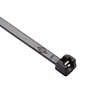 Кабельная стяжка: 100 шт/уп, длина 7,87 дюйма, черная, нейлоновая (PN# MET.3.2111R)