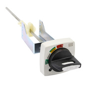 rotary Handle: selector, black/gray, for MPW40 series manual motor protectors (PN# MRX-330)