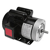 Асинхронный двигатель переменного тока мощностью 2 л.с.: стальной прокат, 56C, 1800 об/мин.