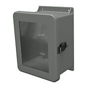 Корпус: 10 x 8 x 6 дюймов, настенное крепление, полиэстер, армированный стекловолокном (PN# MW100806HPL)