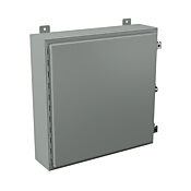 Корпус: 24 x 24 x 6 дюймов, настенное крепление, углеродистая сталь (PN# N12242406)