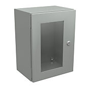 Корпус: 16 x 12 x 8 дюймов, настенное крепление, углеродистая сталь (PN# N412161208WCLG)