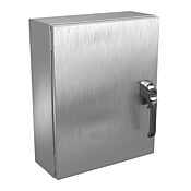 Корпус: 20 x 16 x 6 дюймов, настенное крепление, нержавеющая сталь 316L (PN# N412201606SSA1PTC)