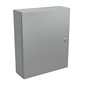 Корпус: 24 x 20 x 6 дюймов, настенное крепление, углеродистая сталь (PN# N412242006CLG)