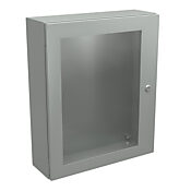 Корпус: 24 x 20 x 6 дюймов, настенное крепление, углеродистая сталь (PN# N412242006WCLG)