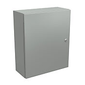 Корпус: 24 x 20 x 8 дюймов, настенное крепление, углеродистая сталь (PN# N412242008CLG)