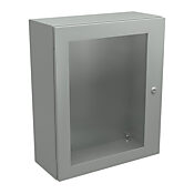 Корпус: 24 x 20 x 8 дюймов, настенное крепление, углеродистая сталь (PN# N412242008WCLG)