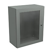 Корпус: 24 x 20 x 10 дюймов, настенное крепление, углеродистая сталь (PN# N412242010WC)