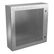 Корпус: 24 x 24 x 6 дюймов, настенное крепление, нержавеющая сталь 304 (PN# N412242406WSSC)