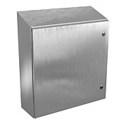 Корпус: 24 x 24 x 8 дюймов, настенное крепление, нержавеющая сталь 304 (PN# N412242408CSSST)