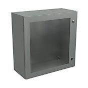 Корпус: 24 x 24 x 10 дюймов, настенное крепление, углеродистая сталь (PN# N412242410WC)