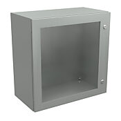Корпус: 24 x 24 x 12 дюймов, настенное крепление, углеродистая сталь (PN# N412242412WCLG)
