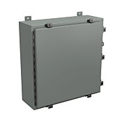 Корпус: 24 x 24 x 8 дюймов, настенное крепление, углеродистая сталь (PN# N4242408)