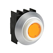 Кнопка 22 мм: без фиксации, желтая, IP67 и IP69K (PN# NDLGB)