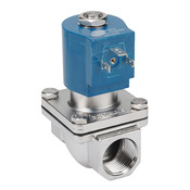 Электромагнитный клапан для питьевой воды GC Valves: 2-портовый (2-ходовой), корпус из нержавеющей стали 316 (PN# NS201YF02C7EG5)