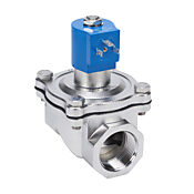 Электромагнитный клапан GC Valves для питьевой воды: 2-ходовой (2-ходовой), корпус из нержавеющей стали 316 (PN# NS201YF02C7GJ2)