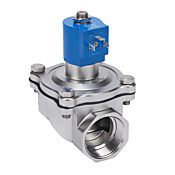 Электромагнитный клапан GC Valves для питьевой воды: 2-ходовой (2-ходовой), корпус из нержавеющей стали 316 (PN# NS201YF16C7HJ2)