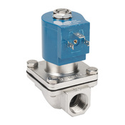 Электромагнитный клапан для питьевой воды GC Valves: 2-портовый (2-ходовой), корпус из нержавеющей стали 316 (PN# NS201YF24C7DG4)