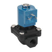 GC Valves Электромагнитный клапан для питьевой воды: 2-портовый (2-ходовой), корпус из нейлона 6 (PN# NS201YF24CPCG4)