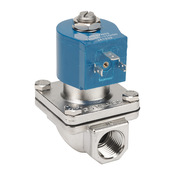 Электромагнитный клапан для питьевой воды GC Valves: 2-портовый (2-ходовой), корпус из нержавеющей стали 316 (PN# NS211YF02C7DG4)