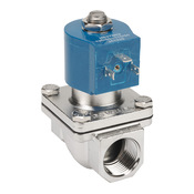 Электромагнитный клапан для питьевой воды GC Valves: 2-портовый (2-ходовой), корпус из нержавеющей стали 316 (PN# NS211YF02C7EG5)