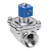 Электромагнитный клапан GC Valves для питьевой воды: 2-ходовой (2-ходовой), корпус из нержавеющей стали 316 (PN# NS211YF16C7HJ2)