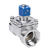 Электромагнитный клапан GC Valves для питьевой воды: 2-ходовой (2-ходовой), корпус из нержавеющей стали 316 (PN# NS211YF16C7JJ2)