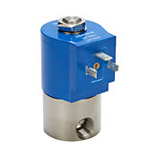 Электромагнитный клапан для питьевой воды GC Valves: 2-портовый (2-ходовой), корпус из нержавеющей стали 303 (PN# NS301YF16C3BD5)
