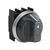 Селекторный переключатель: с пружинным возвратом в центр справа или слева, 22 мм, 3-позиционный, ручка (PN# NWT32)