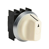 Селекторный переключатель: пружинный возврат в центр справа или слева, 22 мм, 3-позиционный, ручка управления (PN# NWT32WS)