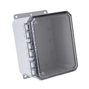 Корпус: 10 x 8 x 6 дюймов, настенное крепление, поликарбонат (PN# P10086C-P10)