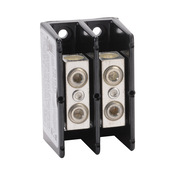 Terminal Block: open, 175A, 2-pole, UL 1059 recognized (PN# PB1012)