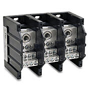 Клеммная колодка: открытая, 310 А, 3-полюсная, соответствует UL 1059 (PN# PB3123)