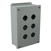 Корпус кнопки: 10 x 6 x 3 дюйма, настенное крепление, углеродистая сталь (PN# PB6)