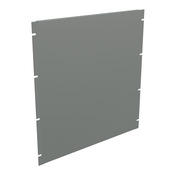 Панель стойки Hammond: 11U, фланцевая, углеродистая сталь (PN# PBFS19019GY2)