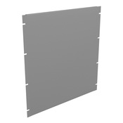 Панель стойки Hammond: 11U, фланцевая, углеродистая сталь (PN# PBFS19019LG2)